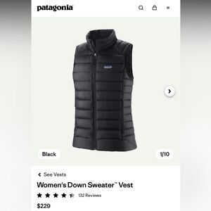 Patagonia Women's Down Sweater Vest